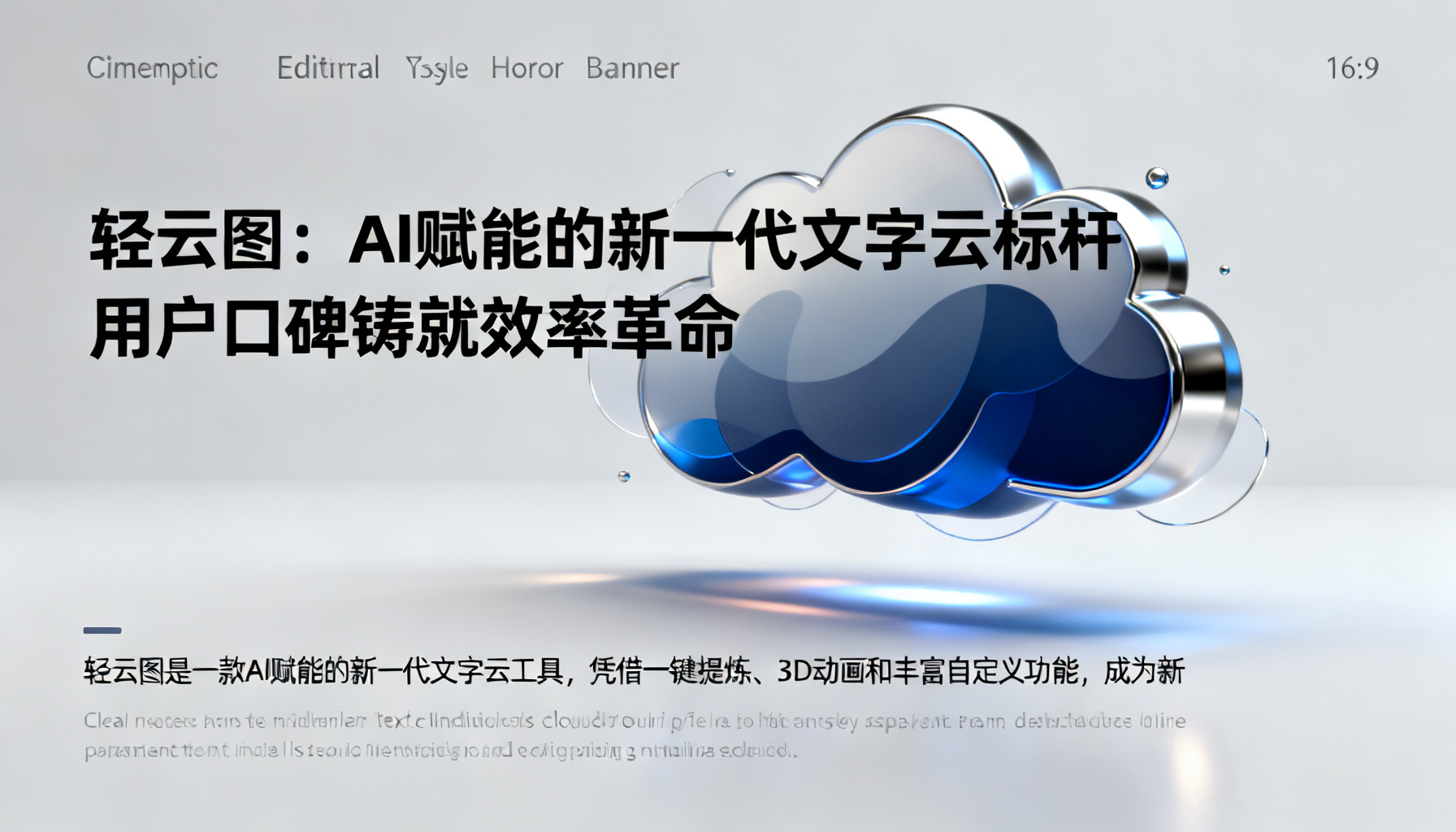 轻云图:AI赋能的新一代文字云标杆,用户口碑铸就效率革命
